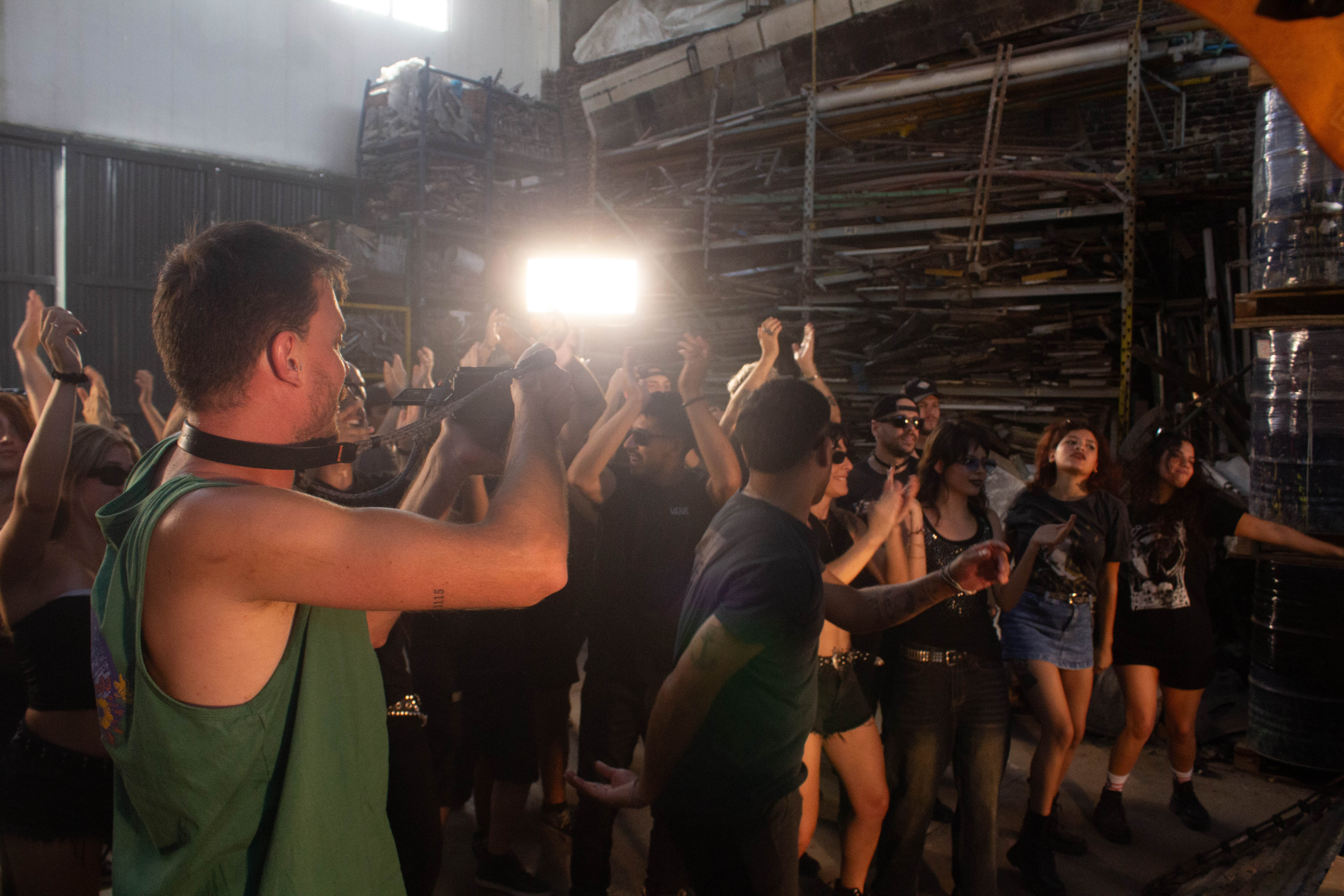 detras de escena de la filmacion de El Calor